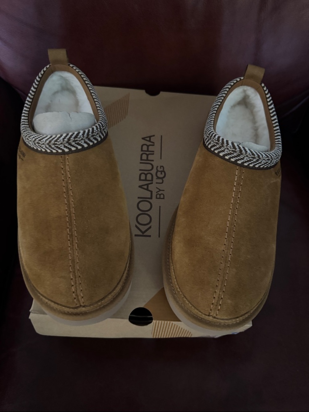 Koolaburra Men’s Chestnut Brown Suede Burree size 12